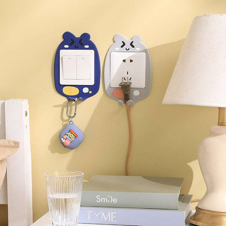 3D Luminous Cartoon Hook Outlet Sticker | Bowlift