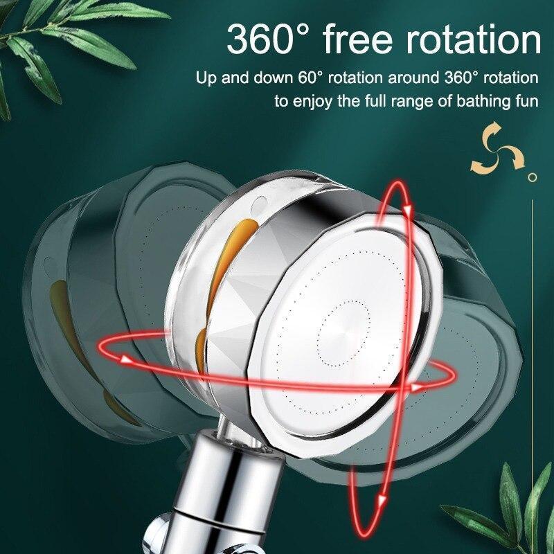 BowLift | Water-saving 360° rotating high-pressure shower
