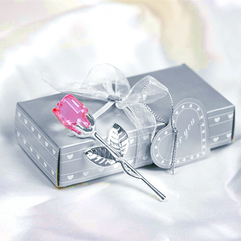 BowLift | Luxury Crystal Rose in Gift Box – Valentine's Gift for Her
