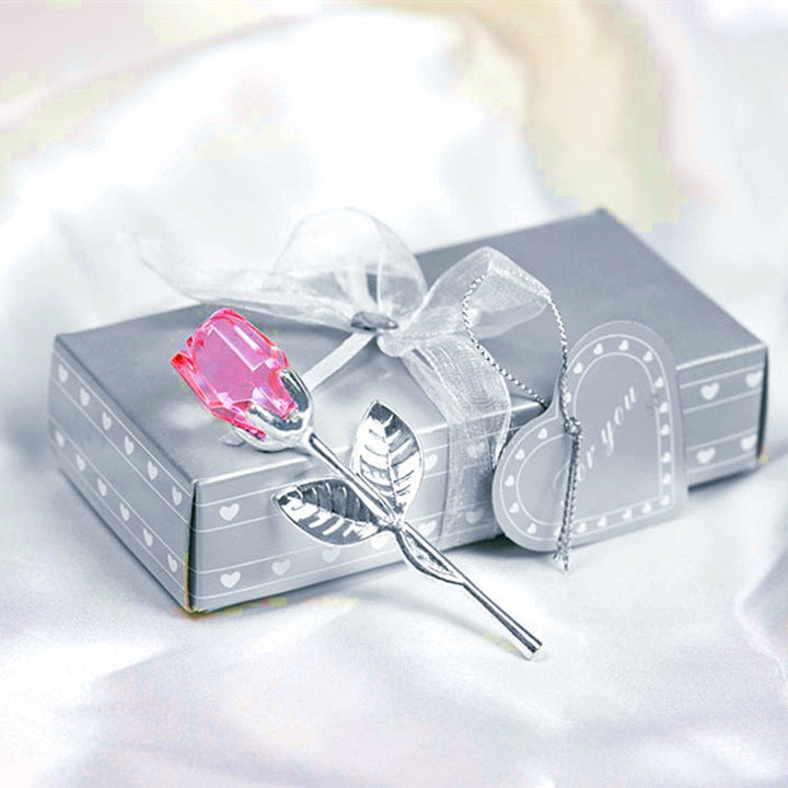 BowLift | Luxury Crystal Rose in Gift Box – Valentine's Gift for Her