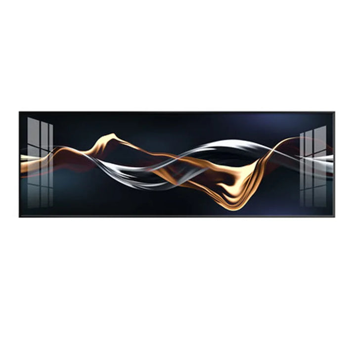 Flowing Vibes Abstract Wall Art Fine Art Canvas Prints Wide Format Pictures For Living Room Above Sofa Pictures For Above The Bed | Bowlift
