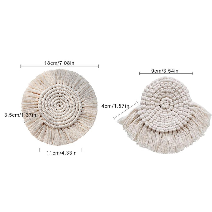 BowLift | Nordic Macrame Cup Cloth Coaster