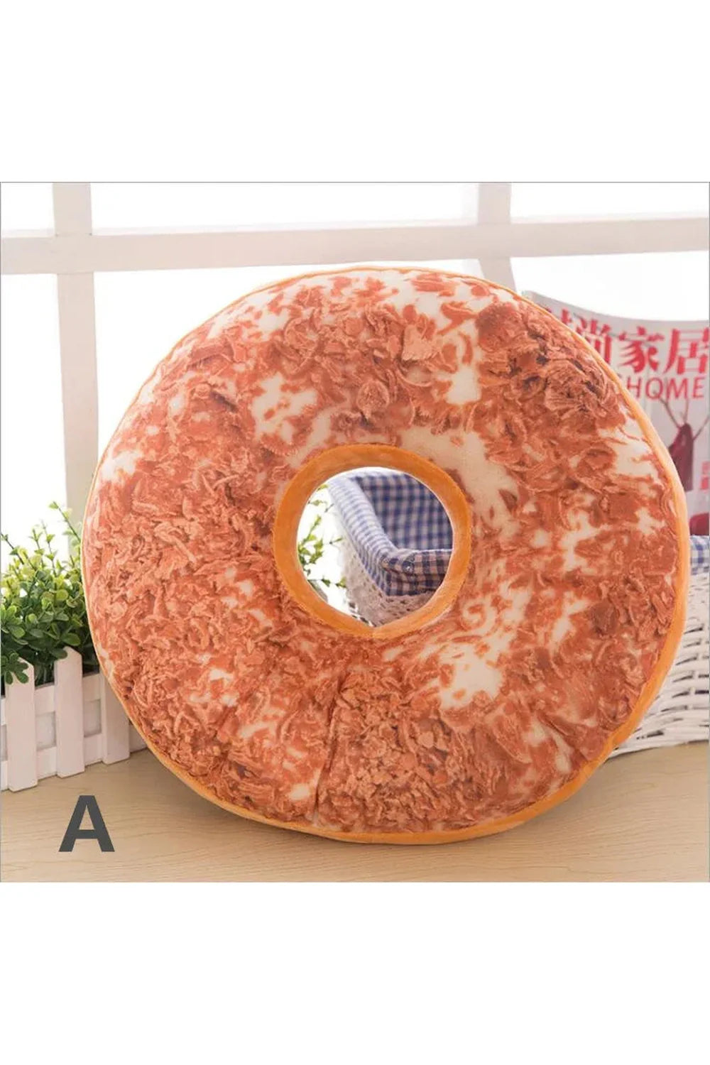 Plush Round Cushion | Bowlift