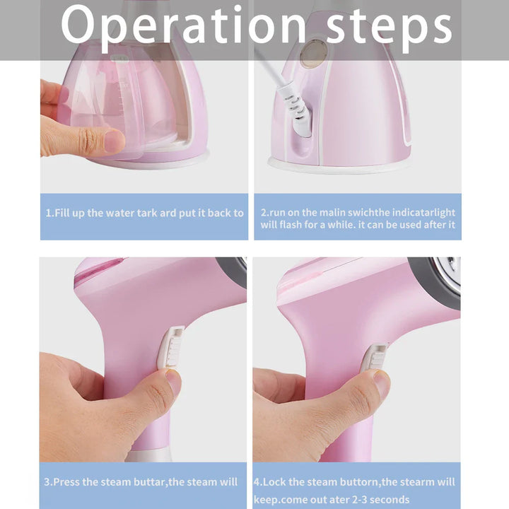 BowLift | Vertical Garment Steamer 280W Rapid Heat-Up 1500ml Tank – SteamFlow