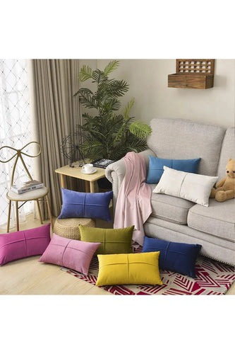 Velvet sofa cushion cover | Bowlift