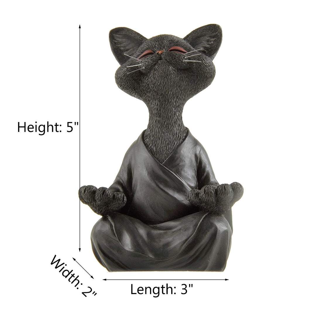 Whimsical Buddha Cat Figurine | Bowlift