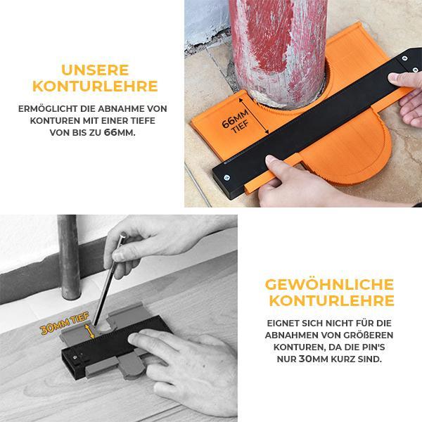 BowLift | Contour gauge contour duplication gauge with lock