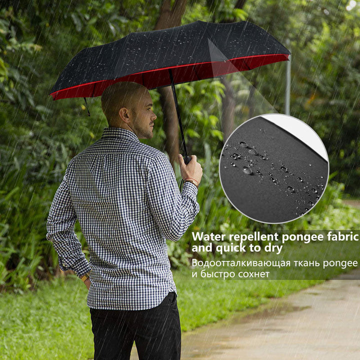 BowLift | StormShield Automatic Umbrella – Windproof Storm Umbrella with Reversed Closing Mechanism
