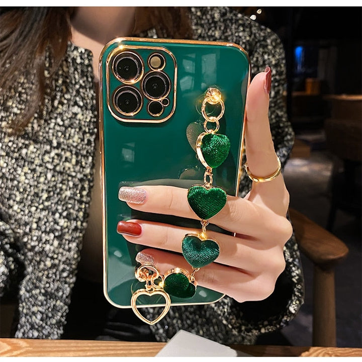 BowLift | Precious Metal Heart iPhone Case