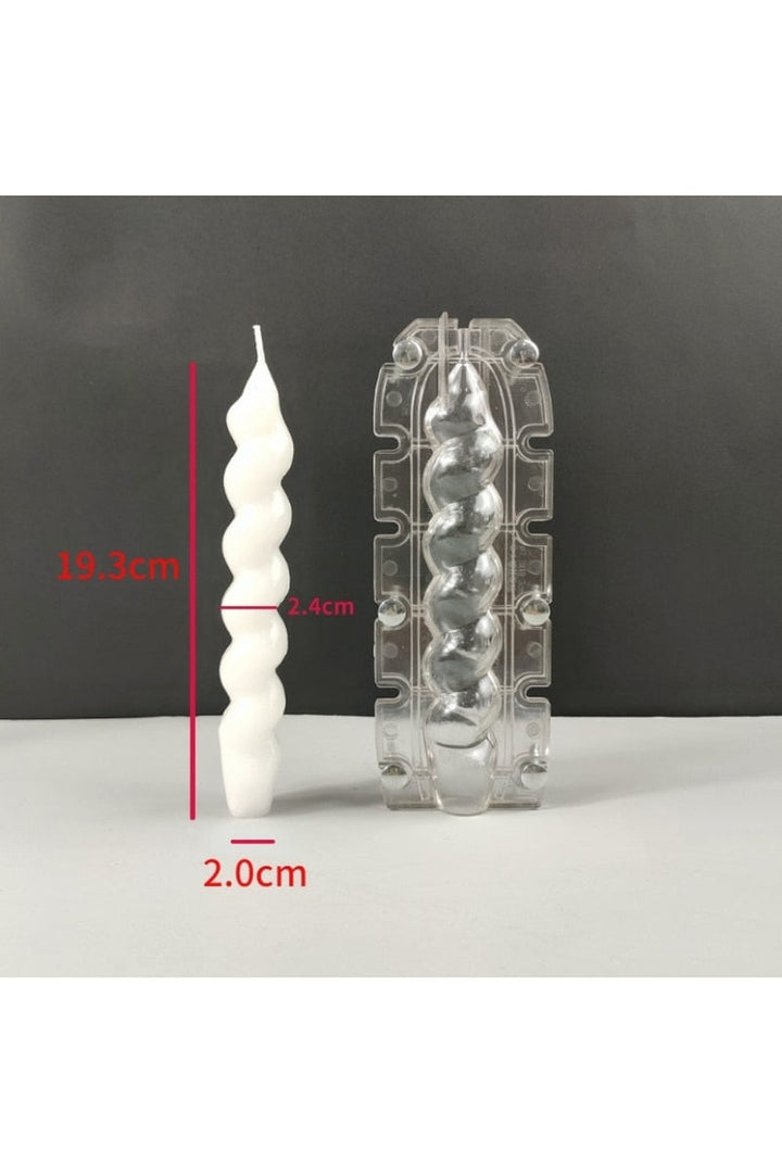 striped column candle shape | Bowlift