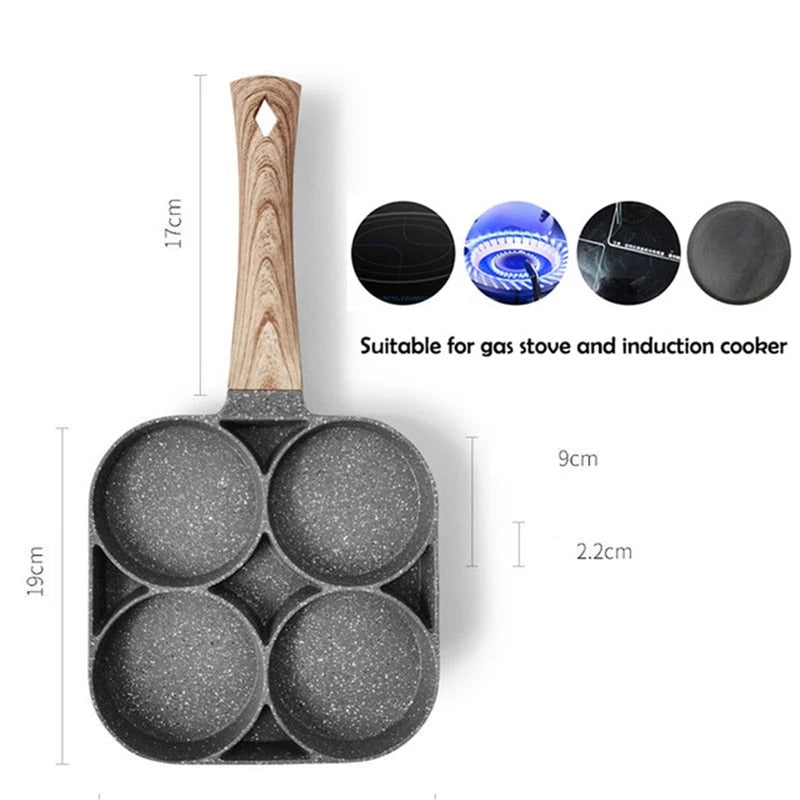 BowLift | Four-hole frying pan