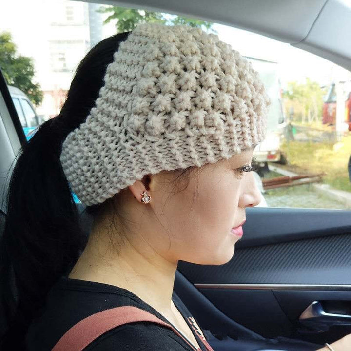 BowLift | Cozy Crown Elastic Knitted Headband
