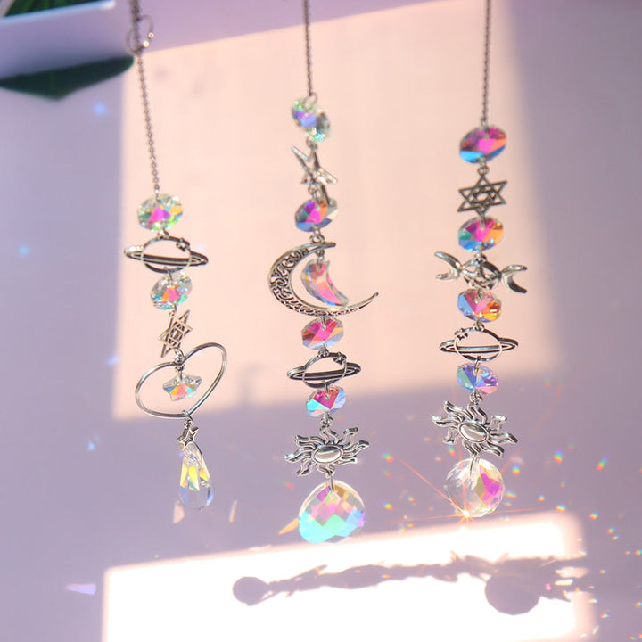 Dream Combo Symphony Crystal Wind Chime Moon Sun Catcher | Bowlift