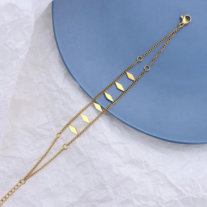 BowLift | Dual Layered Threaded Diamond Bracelet