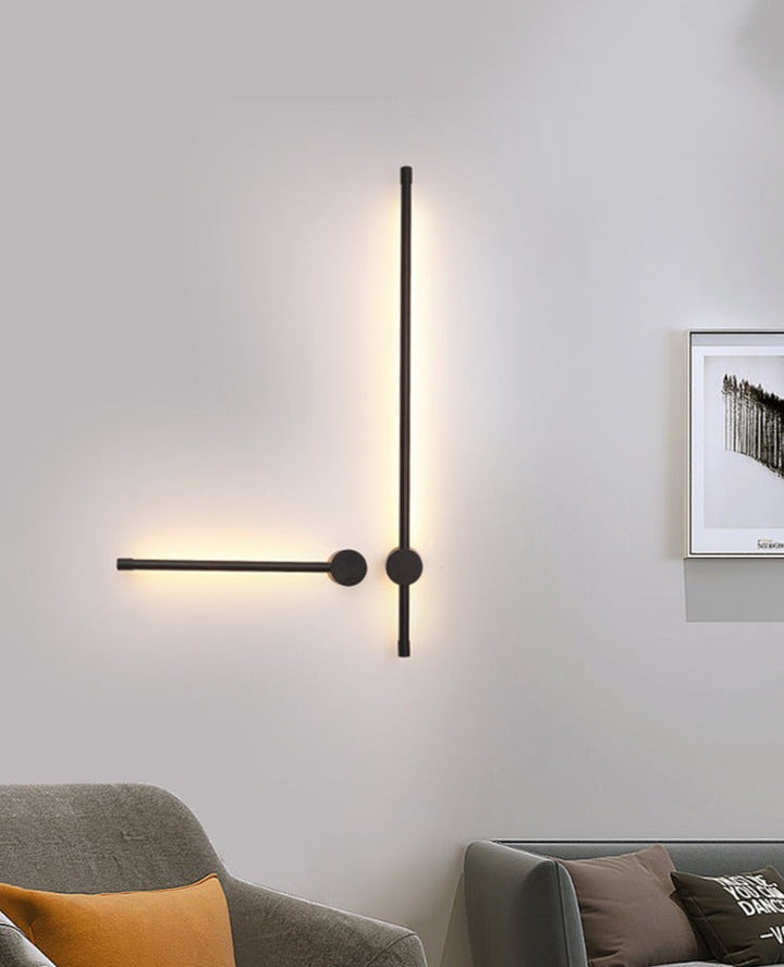BowLift | NordicRod – Minimalist Wall Lamp with Plug for Chic Interiors