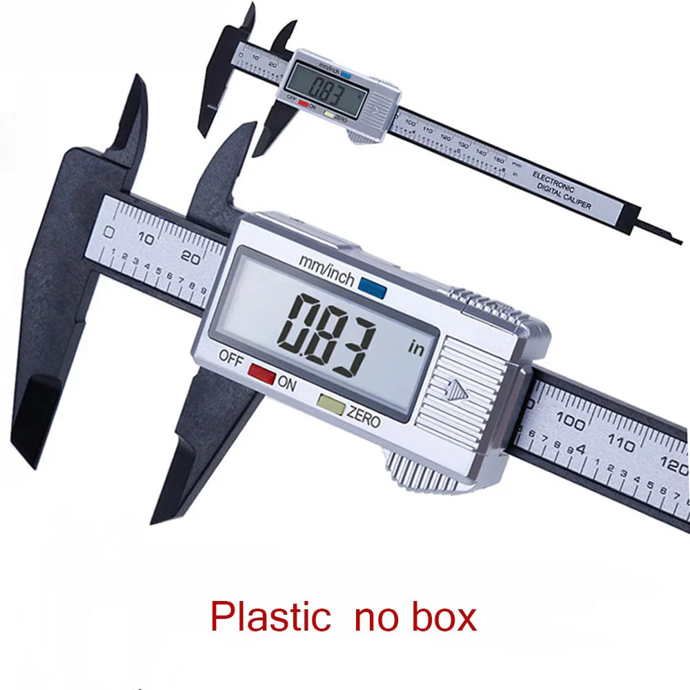BowLift | Precivio Digital Caliper made of Stainless Steel | 15 cm Measuring Range | Precision Measuring Device with LCD Display | ±0.03 mm Accuracy
