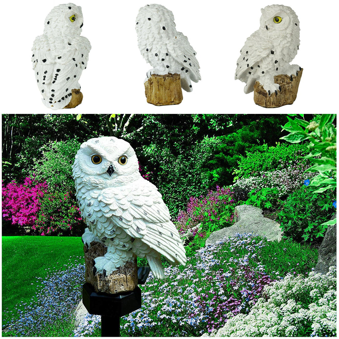BowLift | Solar Garden Light Owl – LED Outdoor Light for Garden, Terrace and Balcony, weatherproof