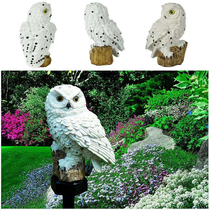 BowLift | Solar Garden Light Owl – LED Outdoor Light for Garden, Terrace and Balcony, weatherproof