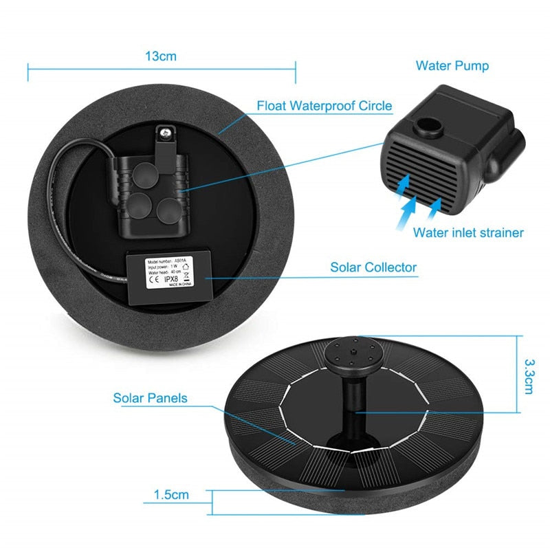 BowLift | Zenn solar energy water fountain | A beautiful addition to the garden