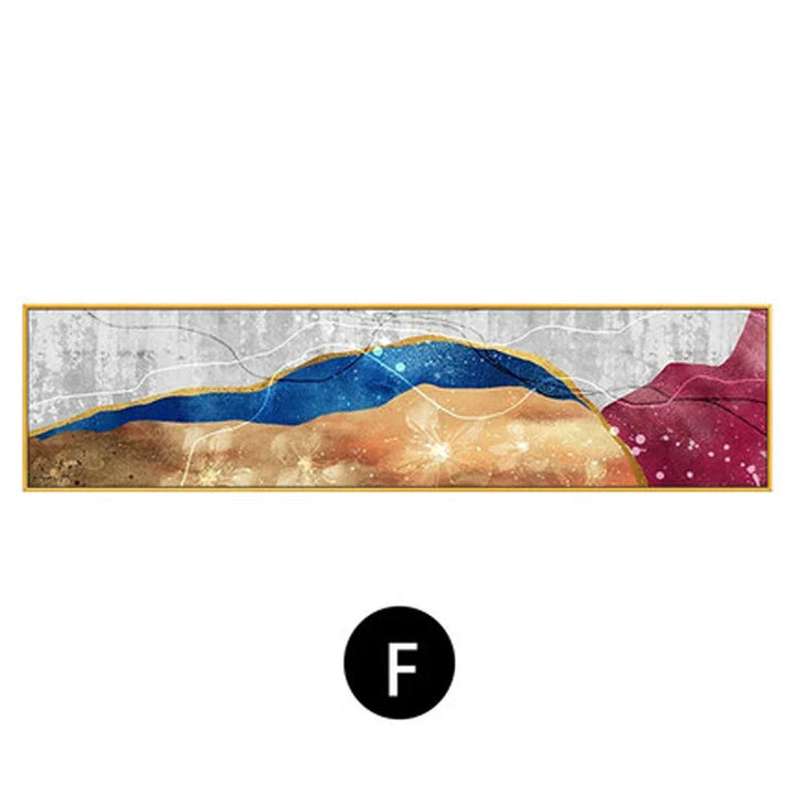 Modern Colors Dark Abstract Wall Art Fine Art Canvas Prints Wide Format Pictures For Above The Sofa Pictures For Above The Bed | Bowlift