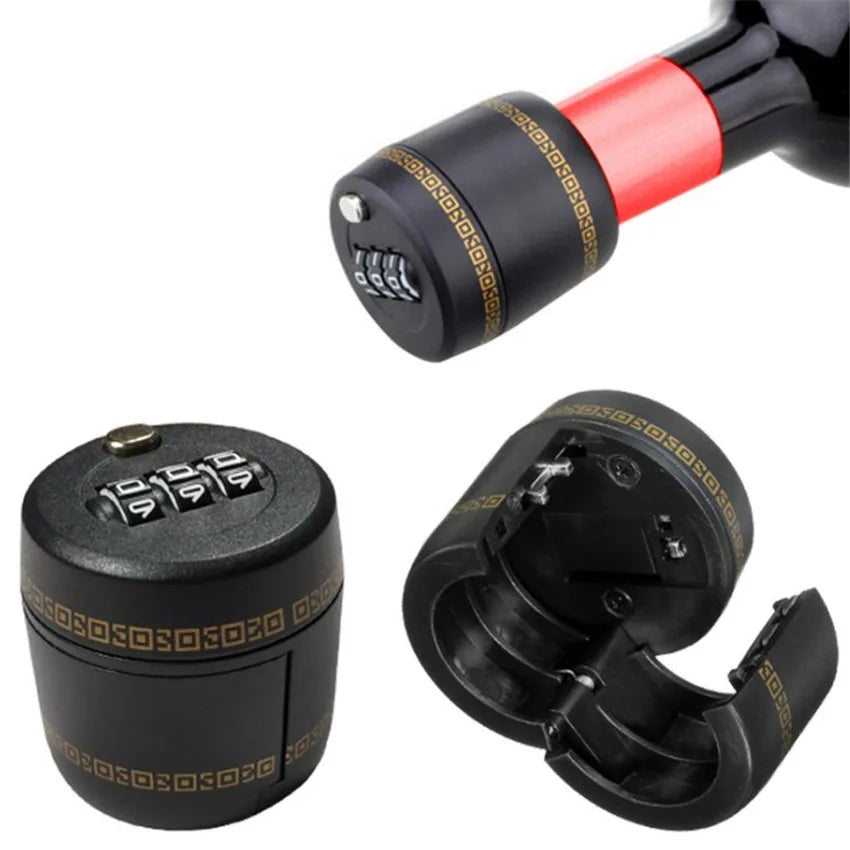 BowLift | Drink Safe Reusable Childproof Password Lock Wine Bottle Stopper