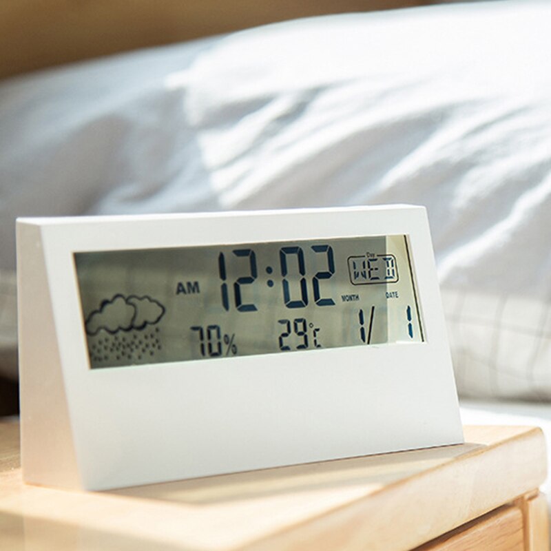 Transparent Crystal Vision Multifunctional Desktop Clock | Bowlift