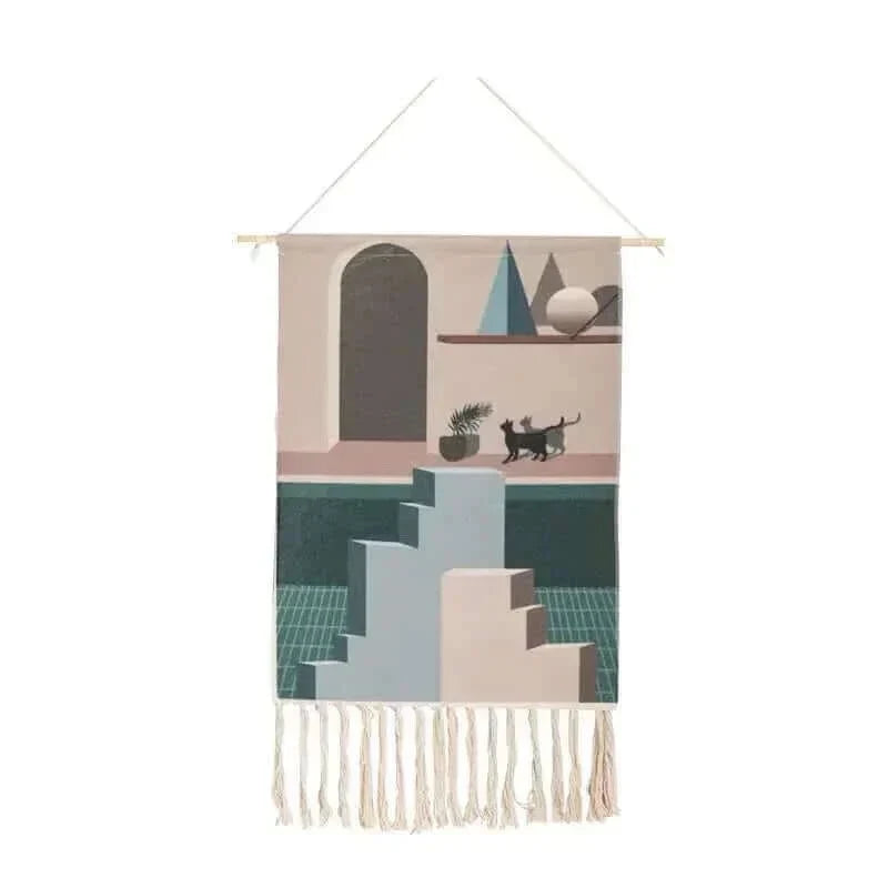 BowLift | Macrame Hanging Cotton Rug