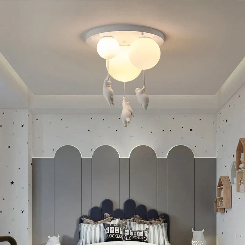 Hanging Bears Balloons Lamp | Bowlift