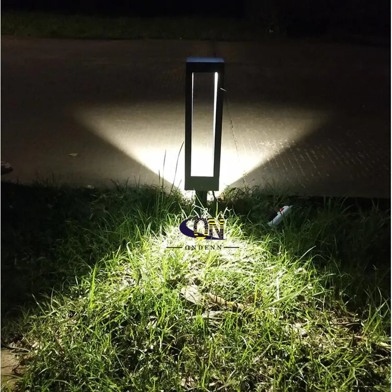 BowLift | 15W LED garden light: aluminum post lamp for outdoor courtyard, villa landscape lighting
