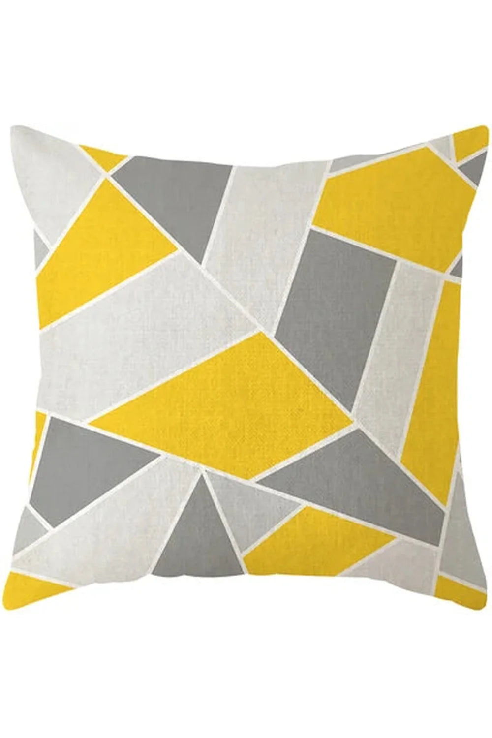 Yellow deer geometry pillowcase | Bowlift