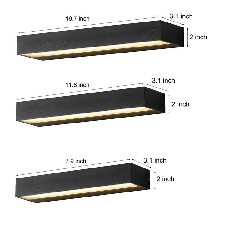 BowLift | Wall Light Modern Black Waterproof Outdoor Lamp