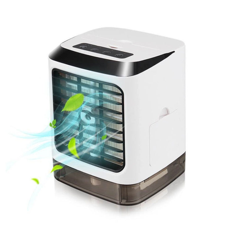 Mini Desktop Cooling Fan Humidifier Air Conditioning Fan Moisturizing Spray Fan(White) | Bowlift