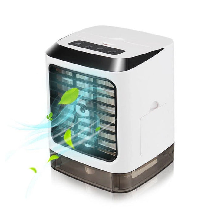 Mini Desktop Cooling Fan Humidifier Air Conditioning Fan Moisturizing Spray Fan(White) | Bowlift