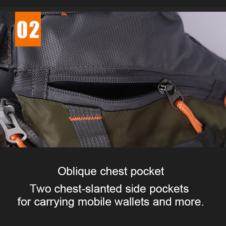 BowLift | MEN Outdoor Multifunctional Fishing Vest Life Jacket (Gray)