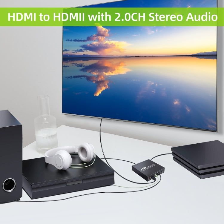 BowLift | NEWKENG NK-8S SCART + HDMI to HDMI 720P / 1080P HD Video Converter Adapter Scaler Box