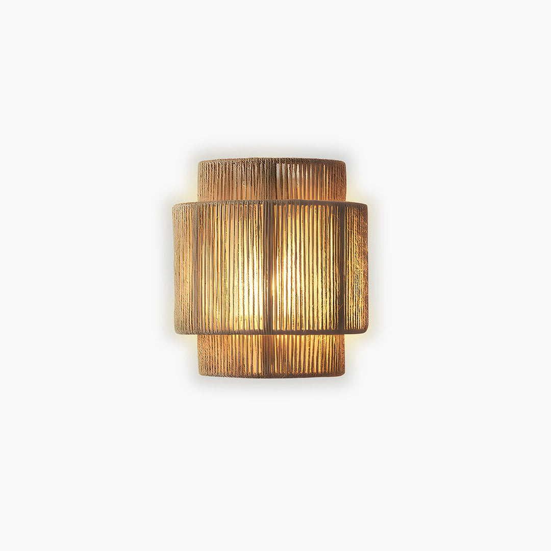 BowLift | Japanese-Inspired Minimalist LED Wall Light – Natural Rope Design & Warm Ambient Lighting