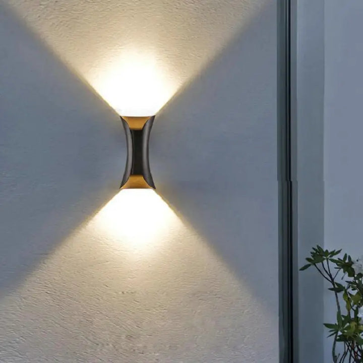 Colorful LED Outdoor Wall Light Bowlift