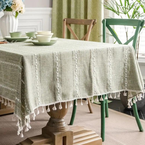 BowLift | Tablecloth made of cotton and linen for an elegant look