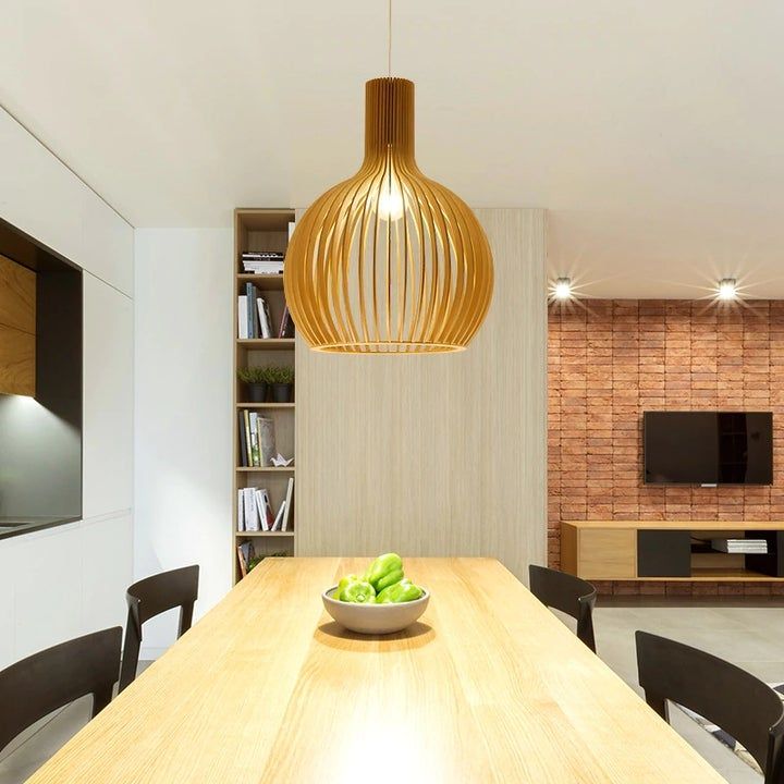 BowLift | Handmade Wooden Pendant Light