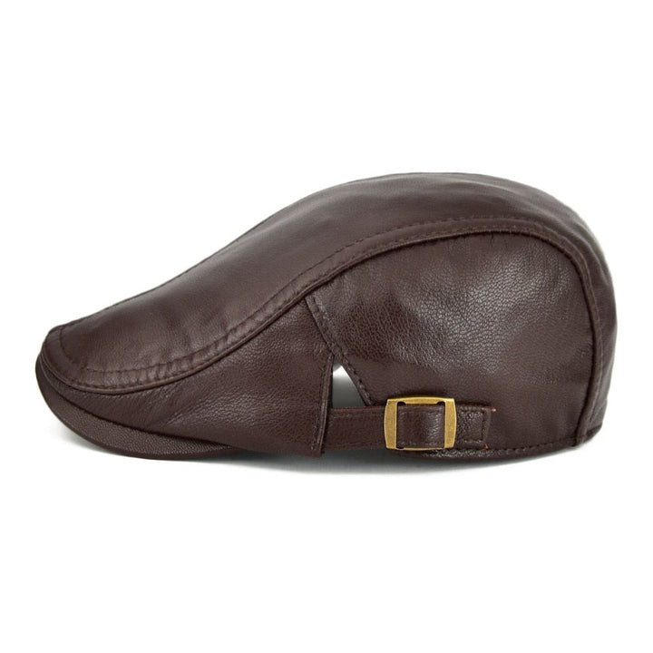 BowLift | Timeless Newsboy Retro Leather Flat Cap
