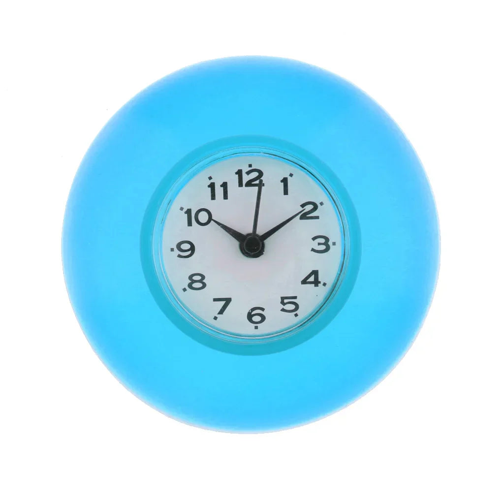 WaterProofClock – Compact Suction Cup Clock for Bathroom Bowlift