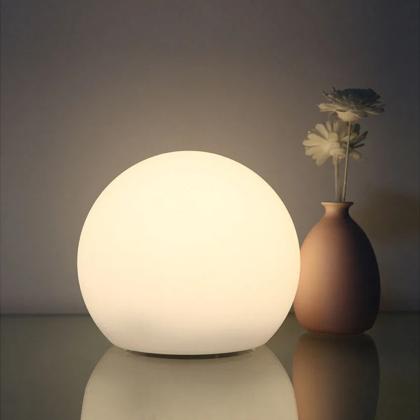 BowLift | GlowOrb – Wireless LED Colour-Changing Table Lamp with Remote & USB Rechargeable