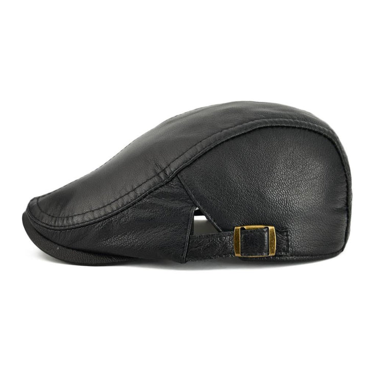 BowLift | Timeless Newsboy Retro Leather Flat Cap