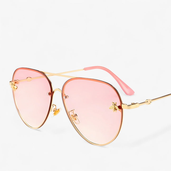 Vintage Pilot Sunglasses with Bee Detail – Halcyon | Bowlift