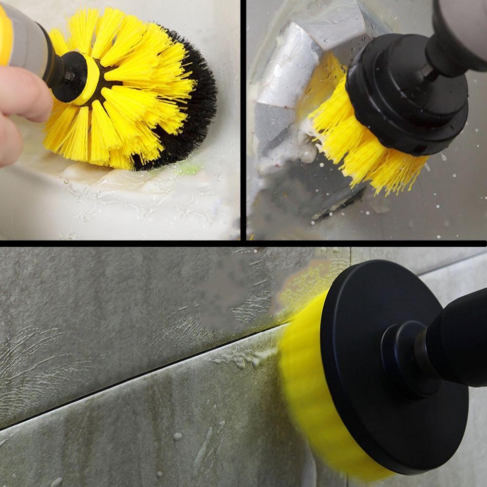 Power Scrubber Drill Brush Kit | Bowlift