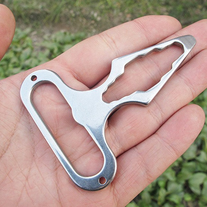BowLift | Stainless Steel MultiFunctional Camping Wrench Tool