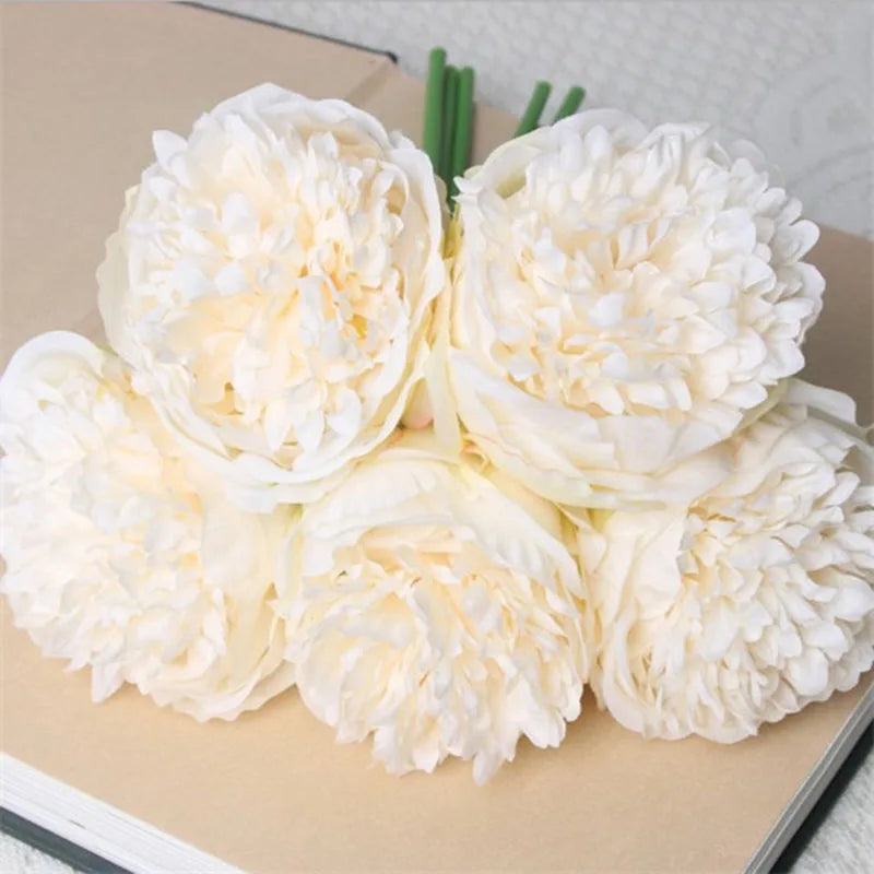 BowLift | Large Peony Silk Flower Bouquet Set