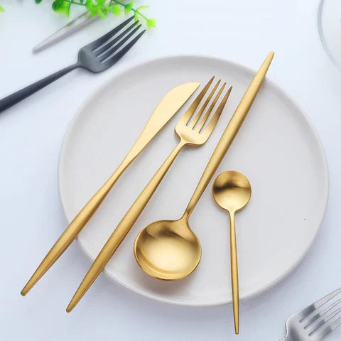 Modern Dinnerware 24-Piece Set Bowlift