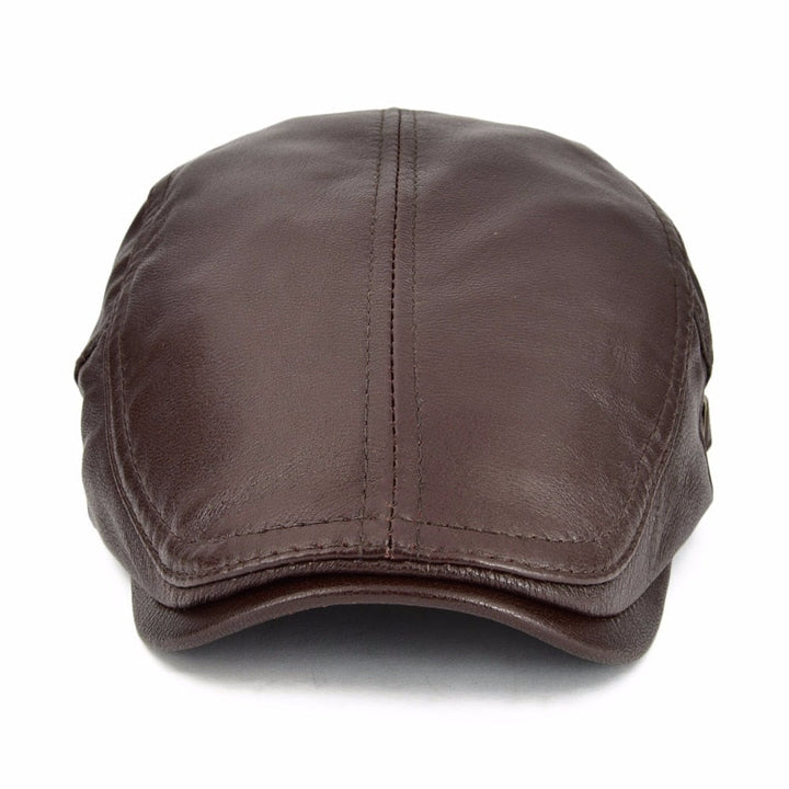 BowLift | Timeless Newsboy Retro Leather Flat Cap