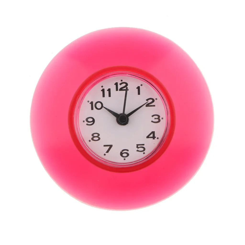 WaterProofClock – Compact Suction Cup Clock for Bathroom Bowlift